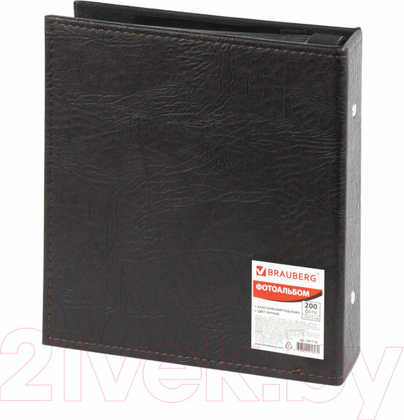 Изображение товара Фотоальбом Brauberg 391116 (темно-коричневый)