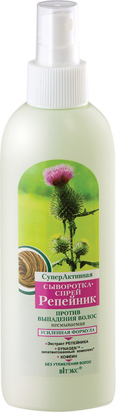 Изображение товара Сыворотка для волос Витэкс Репейник СуперАктивная против выпадения волос (200мл)