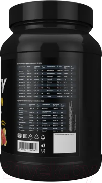 Изображение товара Протеин Prime Kraft Whey (900г, банка, клубника-банан)