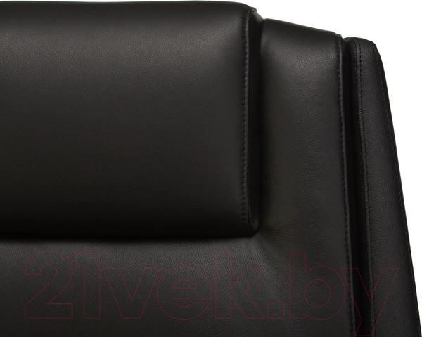 Изображение товара Кресло офисное Бюрократ Duke (черный кожа/дерево)