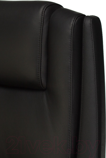 Изображение товара Кресло офисное Бюрократ Duke (черный кожа/дерево)