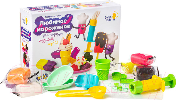 Изображение товара Набор для лепки Genio Kids Любимое мороженое / TA2004