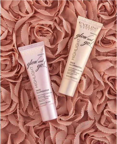 Изображение товара Хайлайтер Eveline Cosmetics Champagne Glow Highlight Glow And Go! (20мл)