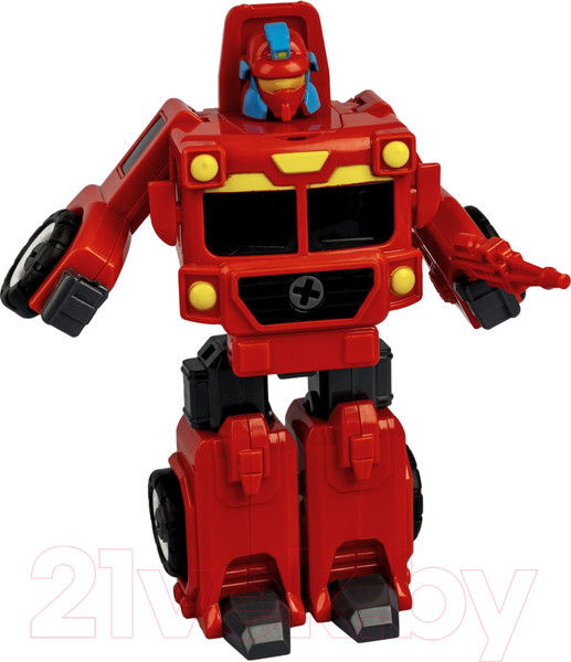Изображение товара Игрушка-конструктор Bondibon Bondibot 2 в 1 Пожарная машина-робот / ВВ5259