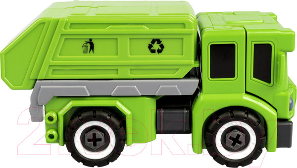 Изображение товара Игрушка-конструктор Bondibon Bondibot 2 в 1 Мусоровоз-робот / ВВ5257