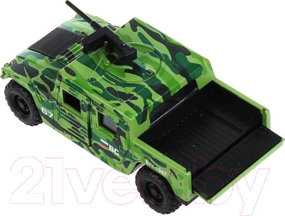 Изображение товара Автомобиль игрушечный Технопарк Армейский внедорожник Пикап / HUMVEPICKUP-12MIL-GN