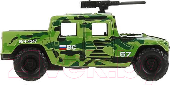 Изображение товара Автомобиль игрушечный Технопарк Армейский внедорожник Пикап / HUMVEPICKUP-12MIL-GN