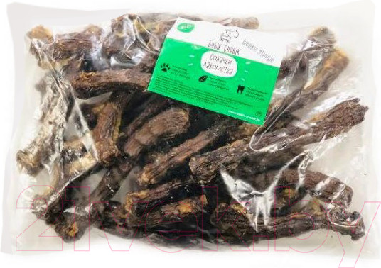 Изображение товара Лакомство для собак Бобик Снобик Шейки утиные / 050202  (500г)