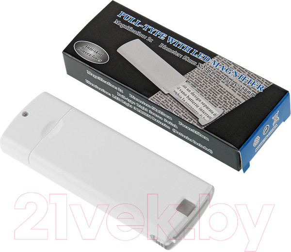 Изображение товара Лупа ручная Veber 95822 / 26237 (2х, 58x23мм)