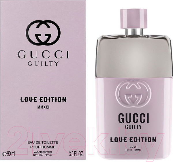 Изображение товара Туалетная вода Gucci Guilty Love Edition Mmxxi Pour Homme (50мл)