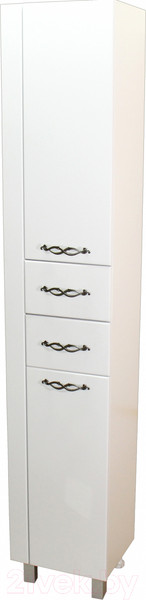 Изображение товара Шкаф-пенал для ванной СанитаМебель Джаст 52.350 (правый)