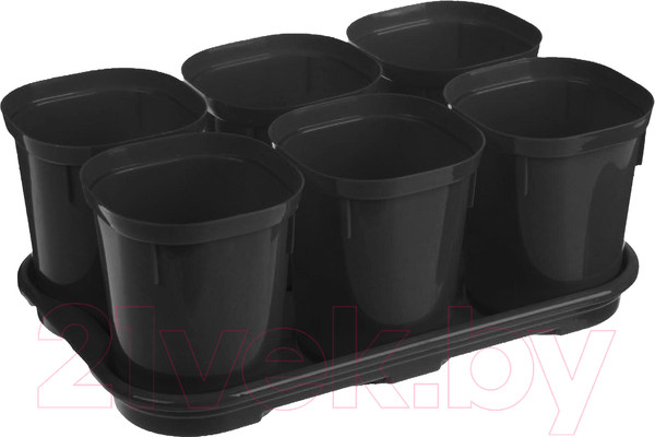 Изображение товара Набор горшков для рассады Ingreen Smart Solution / ING6035 ЧР