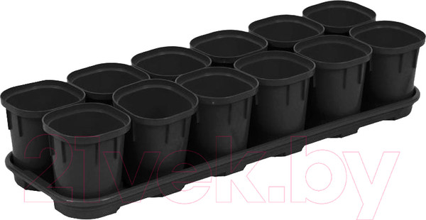 Изображение товара Набор горшков для рассады Ingreen Smart Solution / ING6034 ЧР