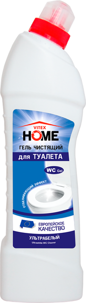 Изображение товара Чистящее средство для унитаза Витэкс Home Гель ультрабелый (750мл)