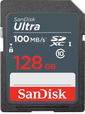 Изображение товара Карта памяти SanDisk Ultra 128GB (SDSDUNR-128G-GN3IN)