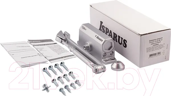 Изображение товара Доводчик с рычагом Нора-М Isparus 410 (серебристый)