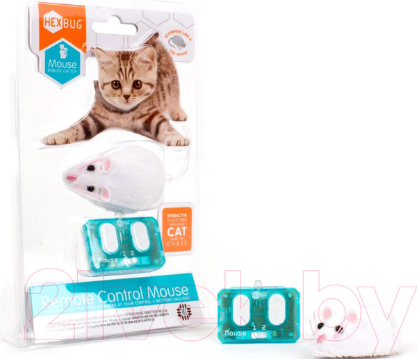 Изображение товара Игрушка для кошек Hexbug Мышка с пультом управления / 480-4466