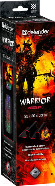 Изображение товара Коврик для мыши Defender Warrior / 50563
