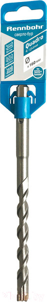 Изображение товара Бур Rennbohr Quadro SDS+ 14x160мм / 511416