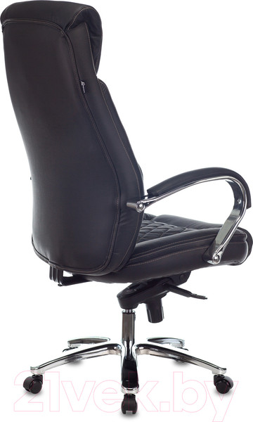 Изображение товара Кресло офисное Бюрократ T-9924SL (черный кожа/хром)