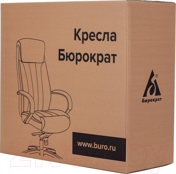 Изображение товара Кресло офисное Бюрократ T-9922SL/BLACK (кожа черный/хром)
