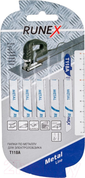 Изображение товара Набор пильных полотен Runex 555001