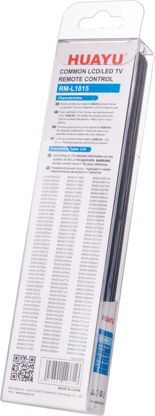 Изображение товара Универсальный пульт ДУ Huayu RM-L1015