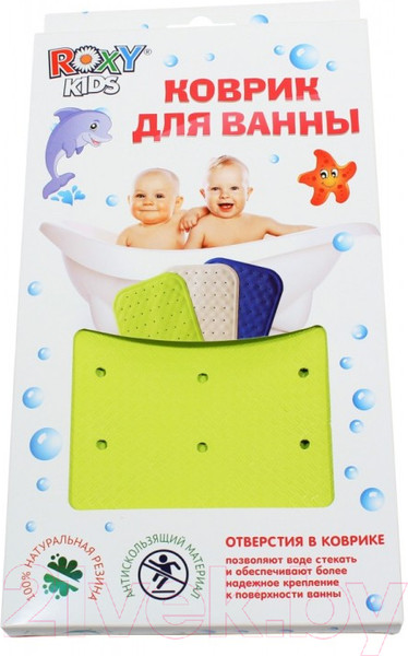 Изображение товара Коврик для купания Roxy-Kids BM-34576 (салатовый)