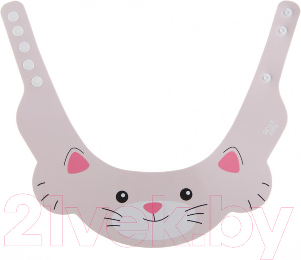 Изображение товара Козырек для мытья головы Roxy-Kids Серый котенок / RBC-492-GY