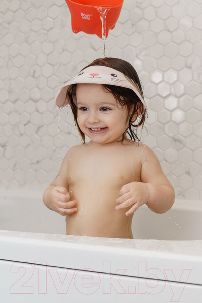 Изображение товара Козырек для мытья головы Roxy-Kids Серый котенок / RBC-492-GY