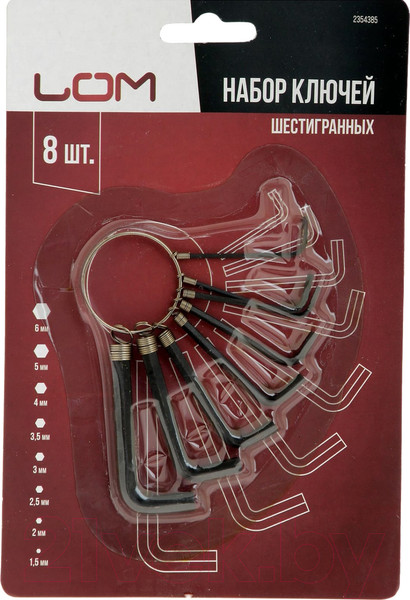 Изображение товара Набор ключей LOM 2354385