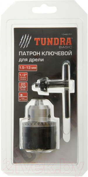 Изображение товара Патрон сверлильный Tundra 1348151
