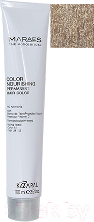 Изображение товара Крем-краска для волос Kaaral Maraes 9.1 (блондин очень светлый пепельный)