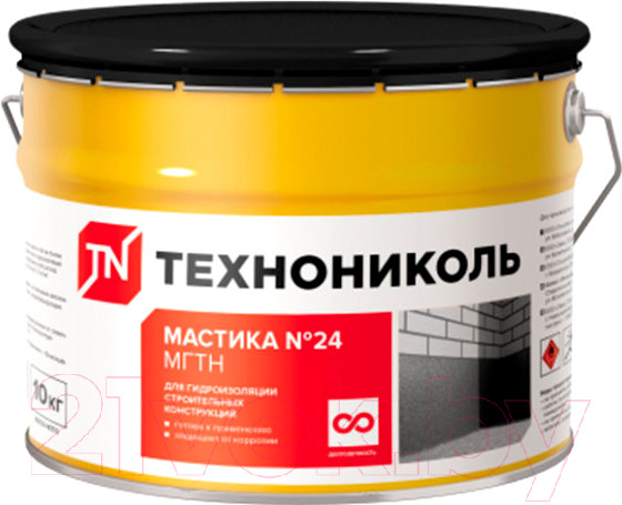 Изображение товара Гидроизоляционная мастика Технониколь МГТН №24 (10кг)