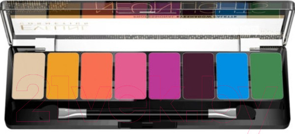 Изображение товара Палетка теней для век Eveline Cosmetics Eyeshadow Professional Palette 06 Neon Lights