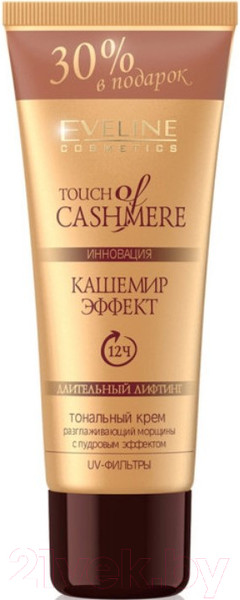 Изображение товара Тональный крем Eveline Cosmetics Кашемир. Эффект светлый бежевый (40мл)