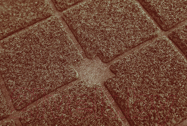 Изображение товара Коврик грязезащитный Kovroff Ромбы 60x90 / П/10/03/03 (коричневый)