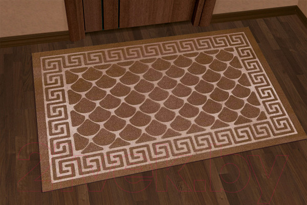 Изображение товара Коврик грязезащитный Kovroff Чешуйки 60x90 / П/04/03/03 (коричневый)