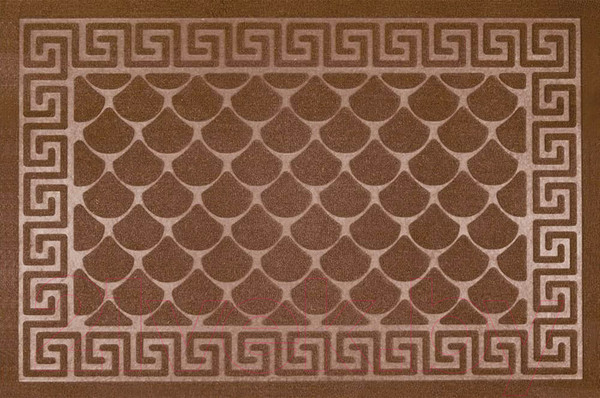 Изображение товара Коврик грязезащитный Kovroff Чешуйки 60x90 / П/04/03/03 (коричневый)