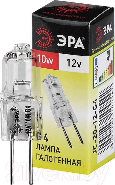 Изображение товара Лампа ЭРА G4-JC-10W-12V / C0027367