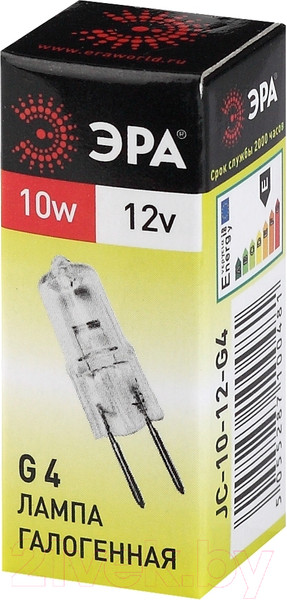 Изображение товара Лампа ЭРА G4-JC-10W-12V / C0027367