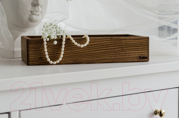 Изображение товара Ящик для хранения DEKO Декоративный / OYT1530 (15x30, темный ясень)