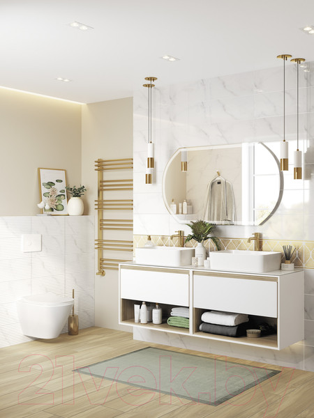 Изображение товара Плитка Cersanit Omnia OM2G051DT (200x440, белый)