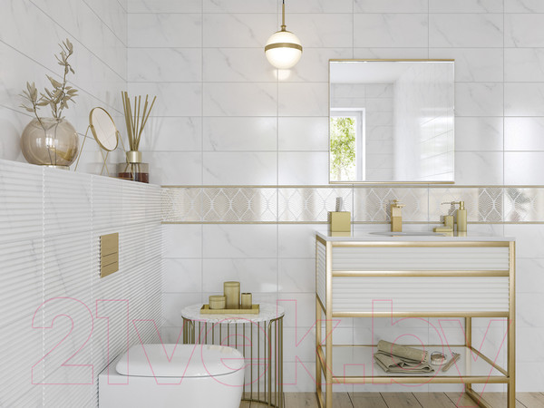 Изображение товара Плитка Cersanit Omnia OM2G051DT (200x440, белый)