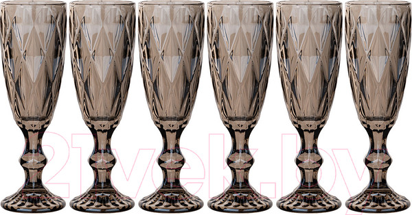 Изображение товара Набор бокалов Lefard Muza Ion Ромбо / 691-020 (6шт)