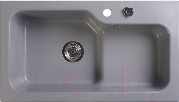 Изображение товара Мойка кухонная Belux SG-REC-HALF-8045-01 (серый сланец)