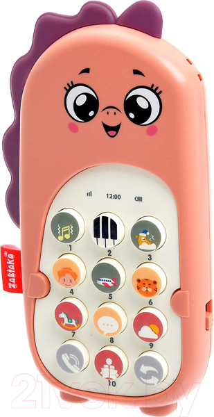 Изображение товара Развивающая игрушка Zabiaka Динозаврик Телефон / 5235800 (фиолетовый)