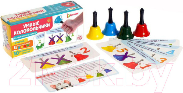 Изображение товара Развивающий игровой набор Zabiaka Умные колокольчики / 4698488