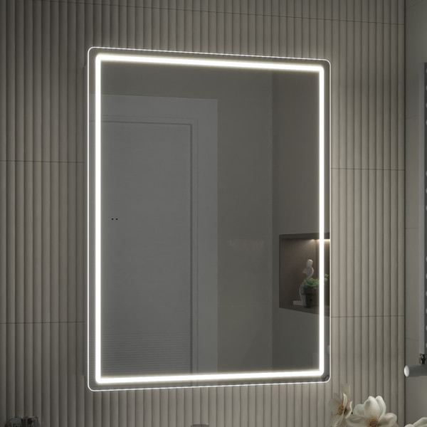 Изображение товара Шкаф с зеркалом для ванной Vigo Geometry 600