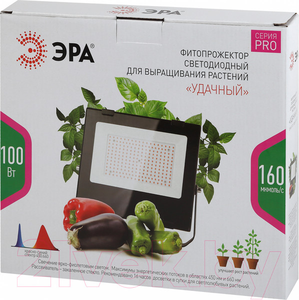 Изображение товара Прожектор ЭРА FITO-100W-RB-LED / Б0046369